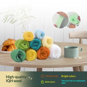 Needle Felt Starter Wool Felt Painting With Embroidery Frame