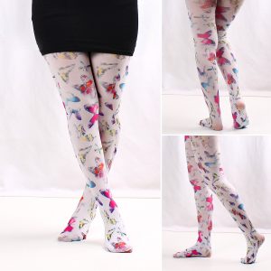 Spring And Autumn Versatile Printed Tights