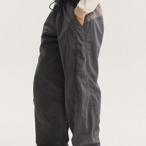 Fleece-Lined Quick-Dry Paratrooper Cargo Pants Water-Repellent Outdoor Joggers