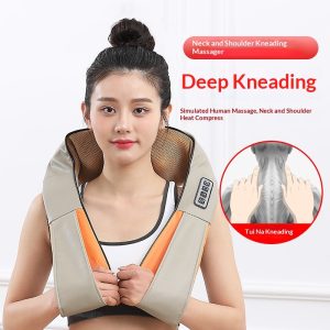 Dual-Use Car And Home Kneading Massage Shawl Neck And Shoulder