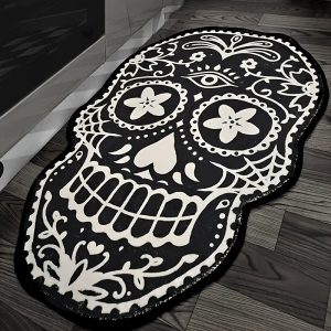 Halloween-themed Faux Cashmere Soft And Thickened Rug