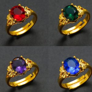 Niche High-end Affordable Luxury Ruby Ring