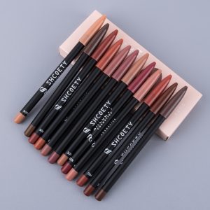 12 Color Matte Lipstick Lip Liner Suit