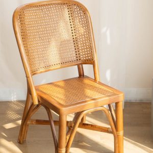 Leisure Balcony Small Rattan Chair With Backrest