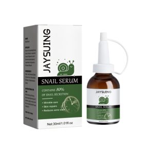 Jaysuing Anti-Wrinkle Moisturizing Snail Essence, Lighten Lines Moisturizing Whitening Skin Firming Essence