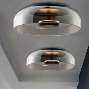 American Industrial Retro Round Corridor Restaurant Bedroom Ceiling Light