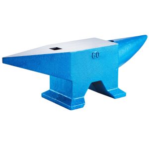 Single Horn Anvil 132Lbs Cast Steel Anvil Blacksmith For Sale Forge Steel Tools With Round And Square Hole And Equipment Anvil Rugged Blacksmith Jewelers Durable And Robust Metal Working Tool