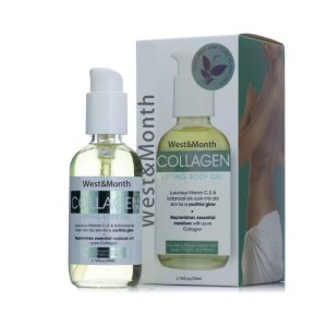 West&Month Collagen Lifting Body Oil, Lift Arm Shape Belly In Firming Skin Care Oil