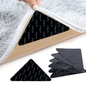Rug Pads Grippers Carpet Tape 16 Pcs Non Slip Rug Tape For Hardwood Floors And Tiles, Keep Your Rug In Place