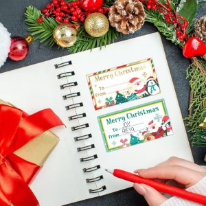 Merry Christmas Sealing Stickers Labels