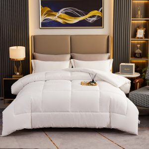 Pure White Hotel Comforters Four-season Duvet Inserts Summer Cooling Quilts Guesthouse And Hotel Cotton Quilts
