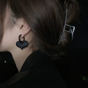 Small Design Advanced Temperament Internet Celebrity Love Earrings