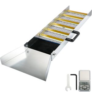 Aluminum Alloy Sluice Box, Compact 36" Mini Sluice Boxes For Gold, Lightweight Gold Sluice Equipment, Portable Sluice Boxes With Miner's Moss, River, Creek, Gold Panning, Prospecting, Dredging