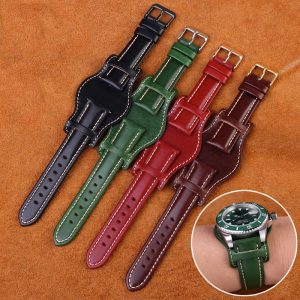 Men's 21mm Cowhide Watch Strap With Tray