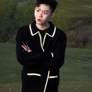 Lapel Zipper Sweater Coat For Men And Women Loose Knit Cardigan For Autumn And Winter