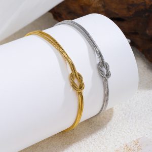 Love Knot Double Snake Love Knot Infinite Love Couple Bracelet