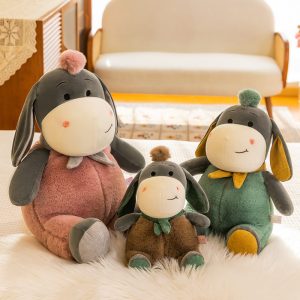 Creative And Cutesy Taro-flavored Donkey Plush Toy
