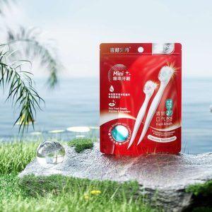 Mini Travel Portable Disposable Burst Bead Toothbrush