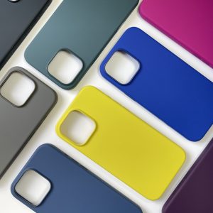 Liquid Silicone Phone Case With Magnetic Adsorption And Animated Pop-up Window