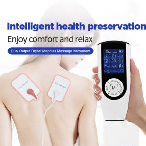 Digital Meridian Therapy Device Independent Dual Output Multi-mode Color Screen Massager