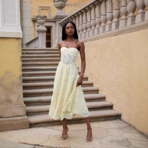 Lace Sexy Backless Wrap Party Dress