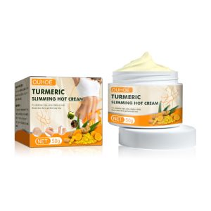 OUHOE Turmeric Body Sculpting Cream, Tighten Thigh Muscles Arm Worship Meat Massage Lift Belly Slimming Shape