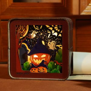 Sales Are Prohibited On The TEMU And SHEIN -MUSIC PARK 3D Wooden Puzzles For Adults Halloween Night Lights Model Kit Desk Decorations Birthday Gifts For Women