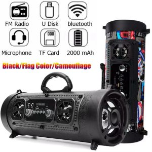 New Overseas-selected Wireless Karaoke Smart Bluetooth Speaker Car Audio Subwoofer Gift For Computers