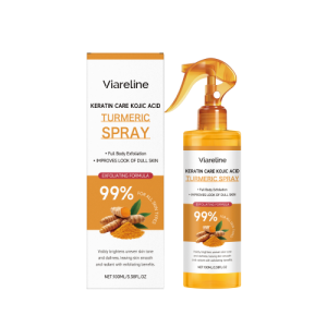Viareline Turmeric Keratin Spray Gently Cleanses The Body, Nourishes, Softens And Moisturizes The Skin