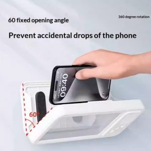 Waterproof Bluetooth Speaker Phone Holder For Bathroom And Shower