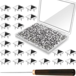 DIY Studs Square Nails 10mm Square Four-Prong Nails For Bags