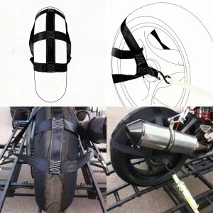 Motorcycle Tire Strap Holder Rescue Accessory
