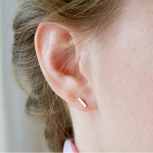 Simple And Stylish Stainless Steel Stud Earrings