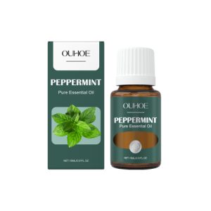 OUHOE Mint Soothing Massage Oil, Skin Care Moisturizing Body Care Plant Essential Oil Massage Oil