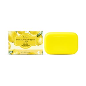 OceAura Lemongrass And Lemon Soap Is A Daily External Soap For Moisturizing And Nourishing The Face And Body, Cleansing And Softening The Skin