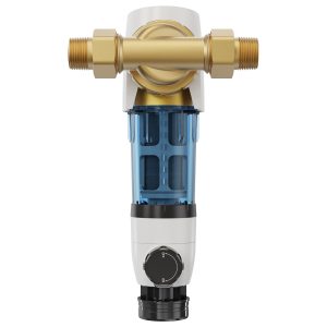 Spin Down Filter, 40 Micron Whole House Sediment Filter For Well Water, 3/4" MNPT, 4 T/H High Flow Rate, For Whole House Water Filtration Systems, Well Water Sediment Filter