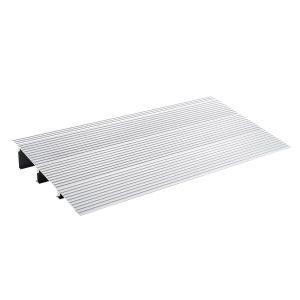 Door Threshold Ramp, 3" Rise, 800 Lbs Load Capacity, Door Ramp For Wheelchairs, Aluminum Threshold Ramp For Doorways, Adjustable Modular Threshold Ramp For Wheelchairs, Scooters, Power Chairs