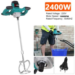 Electric Adjustable Speed Gypsum Cement Mixer