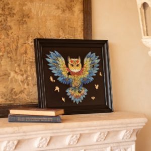 Life-like Figurines Quirky World-themed Ornaments Wooden Decorative Paintings