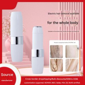 Rechargeable Portable Epilator For Women Men Electric Full-Body Hair Removal Device