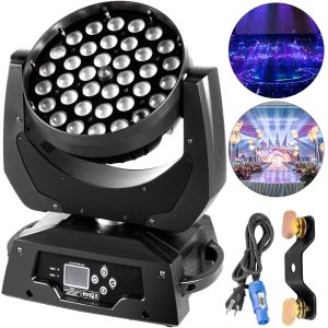 36 X 10W LED Stage Lights Moving Head 4 Color Beam Spot LED Stage Lighting RGB Par Lights DMX512 Control For Club DJ Show Home Party Ballroom Bands Show