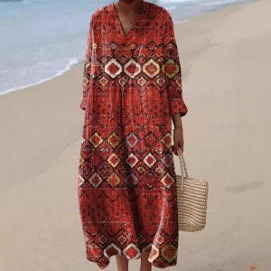 Women's Loose-fitting Dress In European And American Style