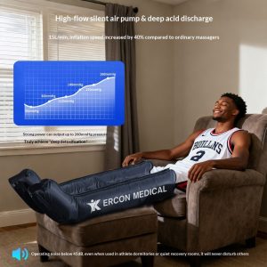 8-chamber Air Wave Pressure Exercise Recovery Pneumatic Leg Massager
