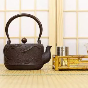 Iron Kettle Goldfish-shaped Old Iron Bottle Tea Set Teapot Cast Iron