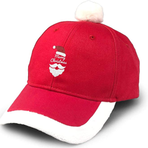 Merry Christmas Hat Unisex Vintage Adjustable Santa Baseball Cap