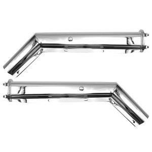 Chrome-plated Slanted Mud Flap Bracket For Semi-trailers