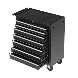Rolling Tool Chest With 7-Drawer Tool Box With Wheels Multifunctional Tool Cart Mechanic Tool Storage Cabinet For Garage, Warehouse, Workshop, Repair Shop