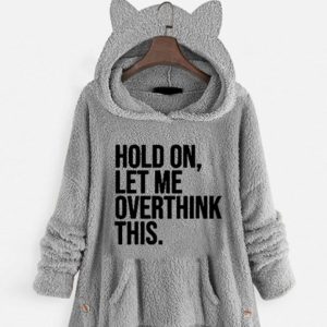 Hooded Long-sleeve Double-sided Fleece Women's Plus-size Coat