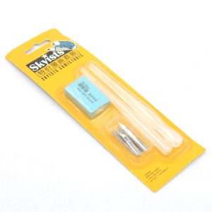 Comic Pen And Water Brush Set Multipurpose Outlining Line-drawing Black-nib Pen Including Barrel Nib Eraser