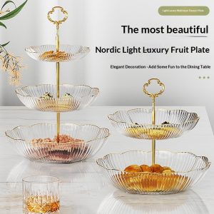 Fruit Tray Living Room Home Coffee Table Multi-layered